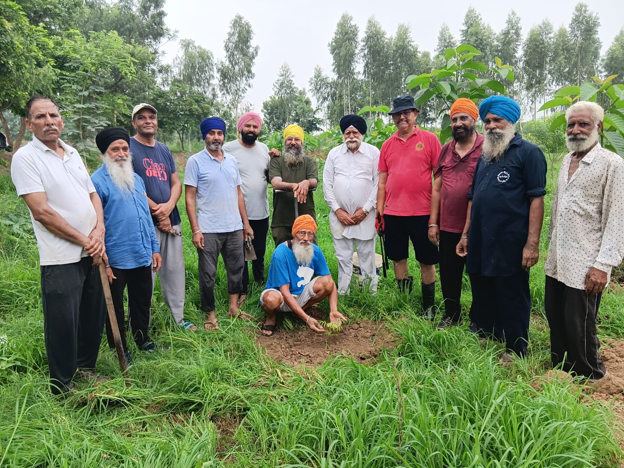 ਮਿੰਨੀ ਜੰਗਲ ਵਿਚ ਬੂਟੇ ਲਗਾਉਣ ਦੀ ਸੇਵਾ ਨਿਰੰਤਰ ਜਾਰੀ।